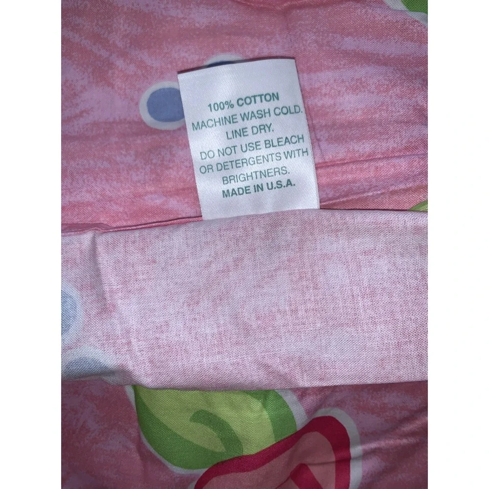 California Kids Dreamtime Ballerina Pair Coordinates Pinks Std Shams NOS Vtg Y2K